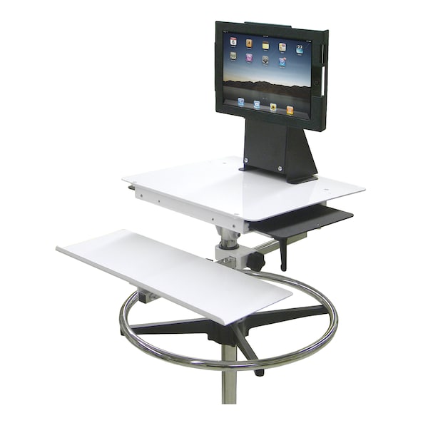 Medical Grade iPad Mobile Transport Stand (Secure Your Device)